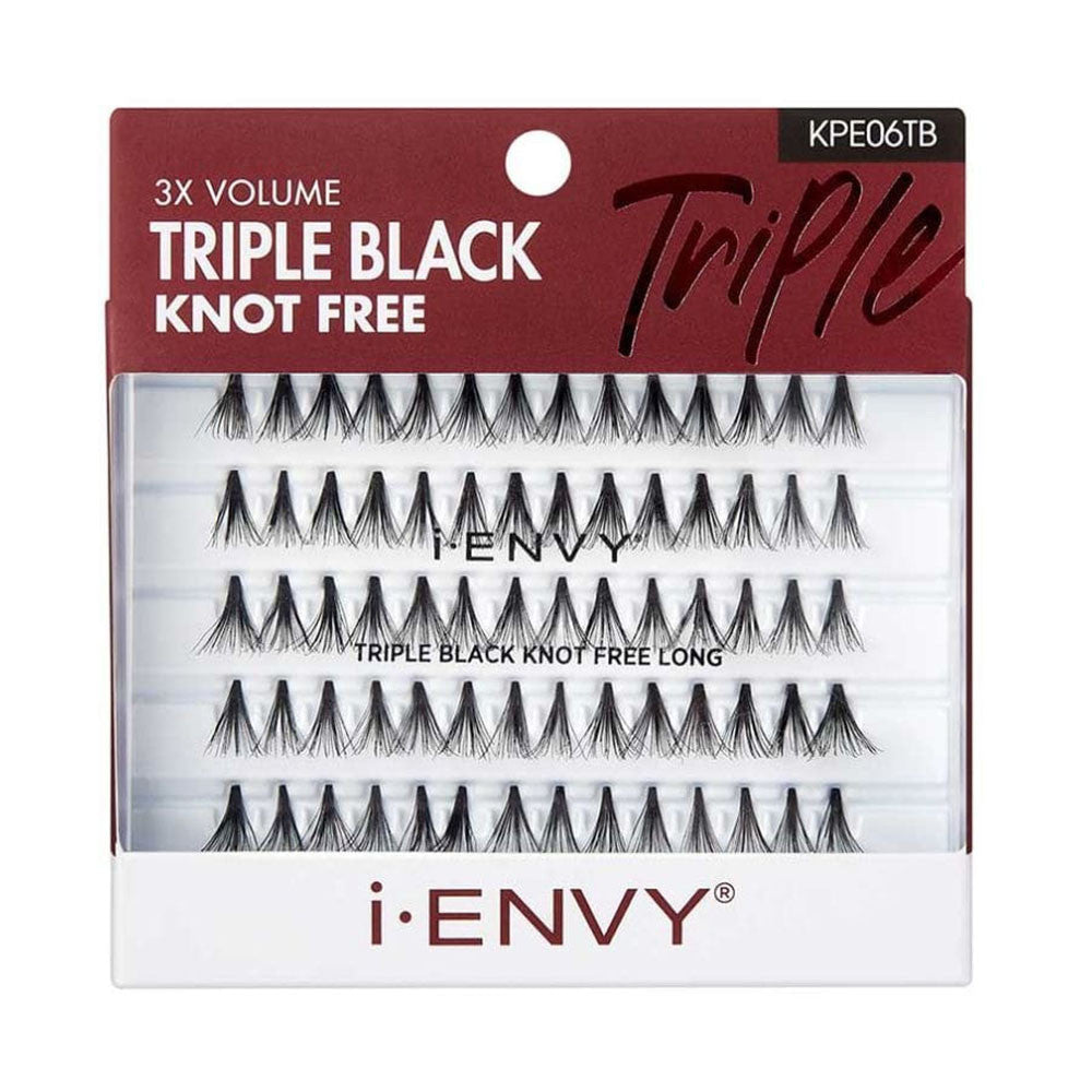 Kiss I Envy Knot Free Long 70 Lashes Triple Black, 1 Ea